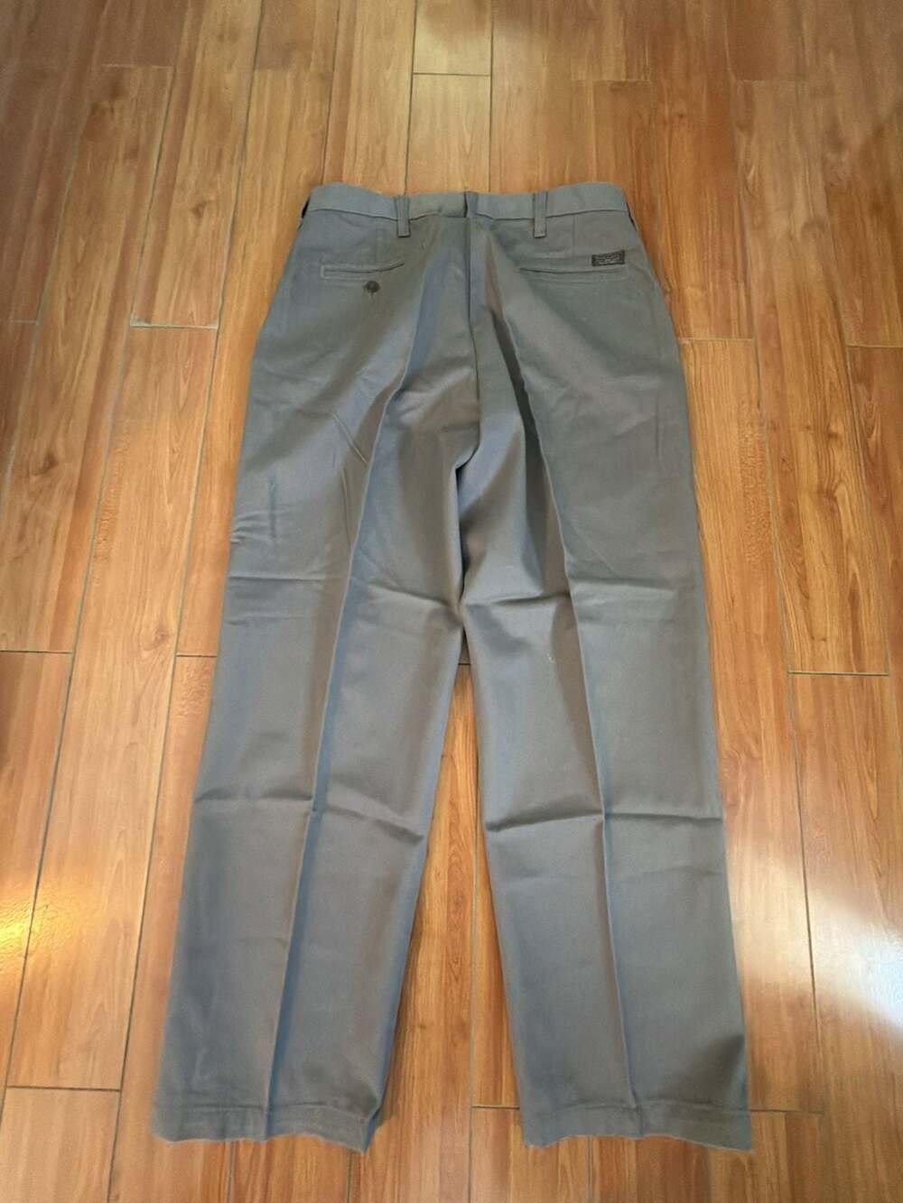 Lee Plain Front Chino Pants Olive 34x29 - Picture 3 of 4